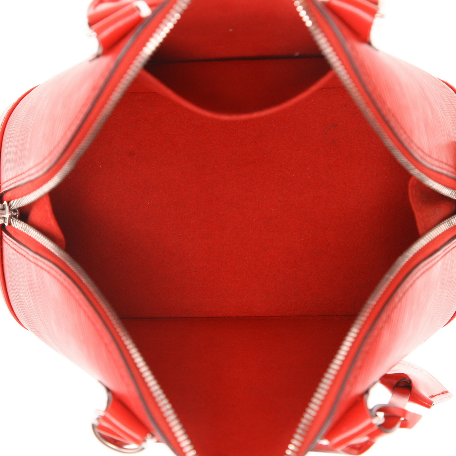 Louis Vuitton   shoulder bag  in red epi leather - Detail D3