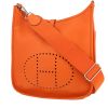 Bolso bandolera Hermès  Evelyne en cuero togo naranja - 00pp thumbnail