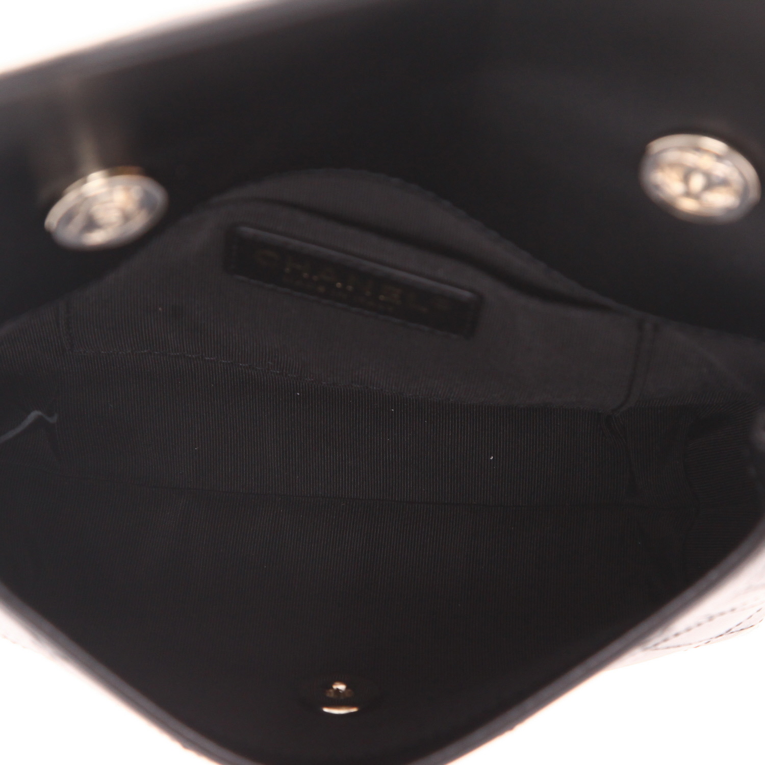 Borsa a tracolla Chanel   in pelle nera - Detail D3