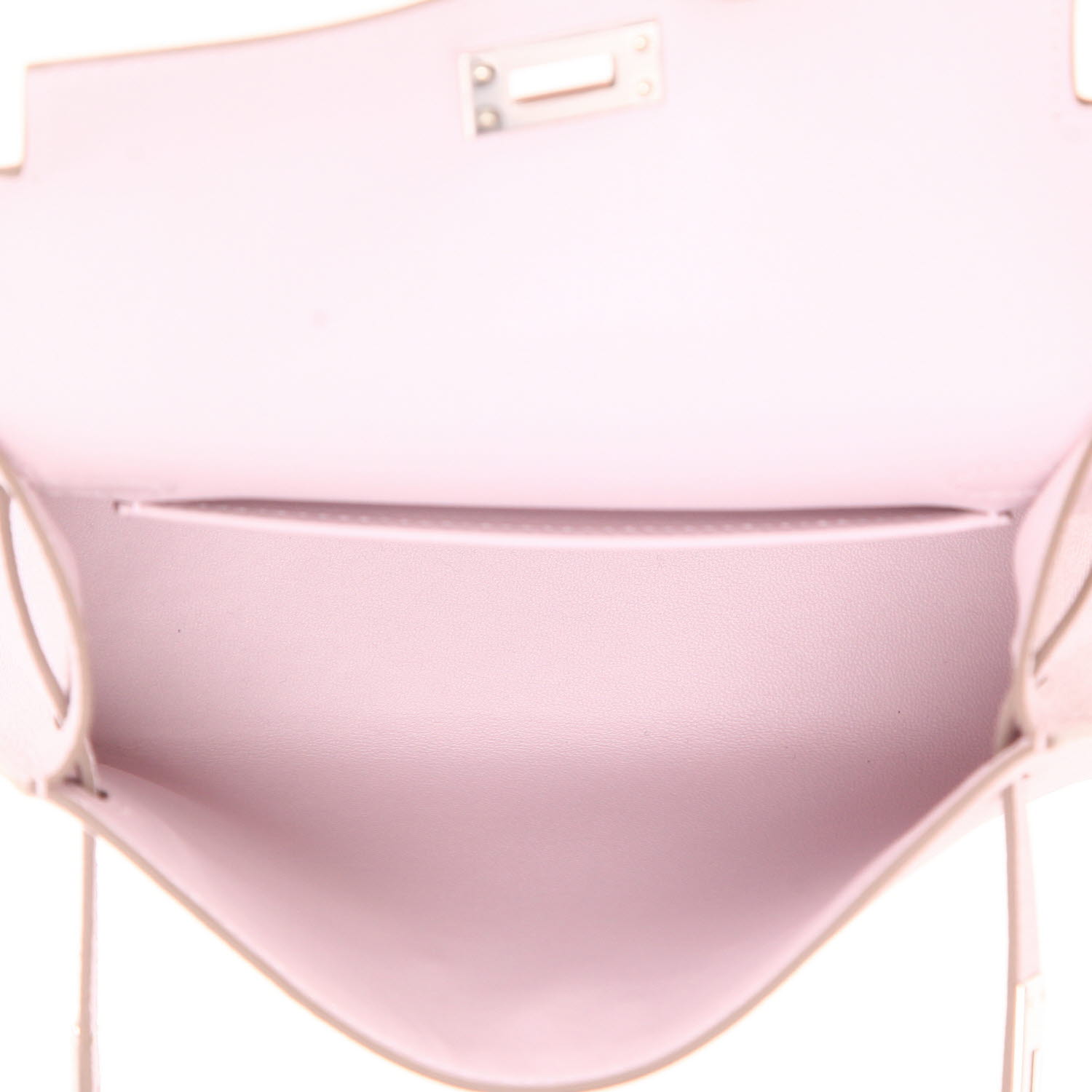 Hermès  Kelly 20 cm handbag  in Mauve Pâle epsom leather - Detail D3