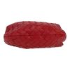 Bottega Veneta  Jodie handbag  in red intrecciato leather - Detail D1 thumbnail