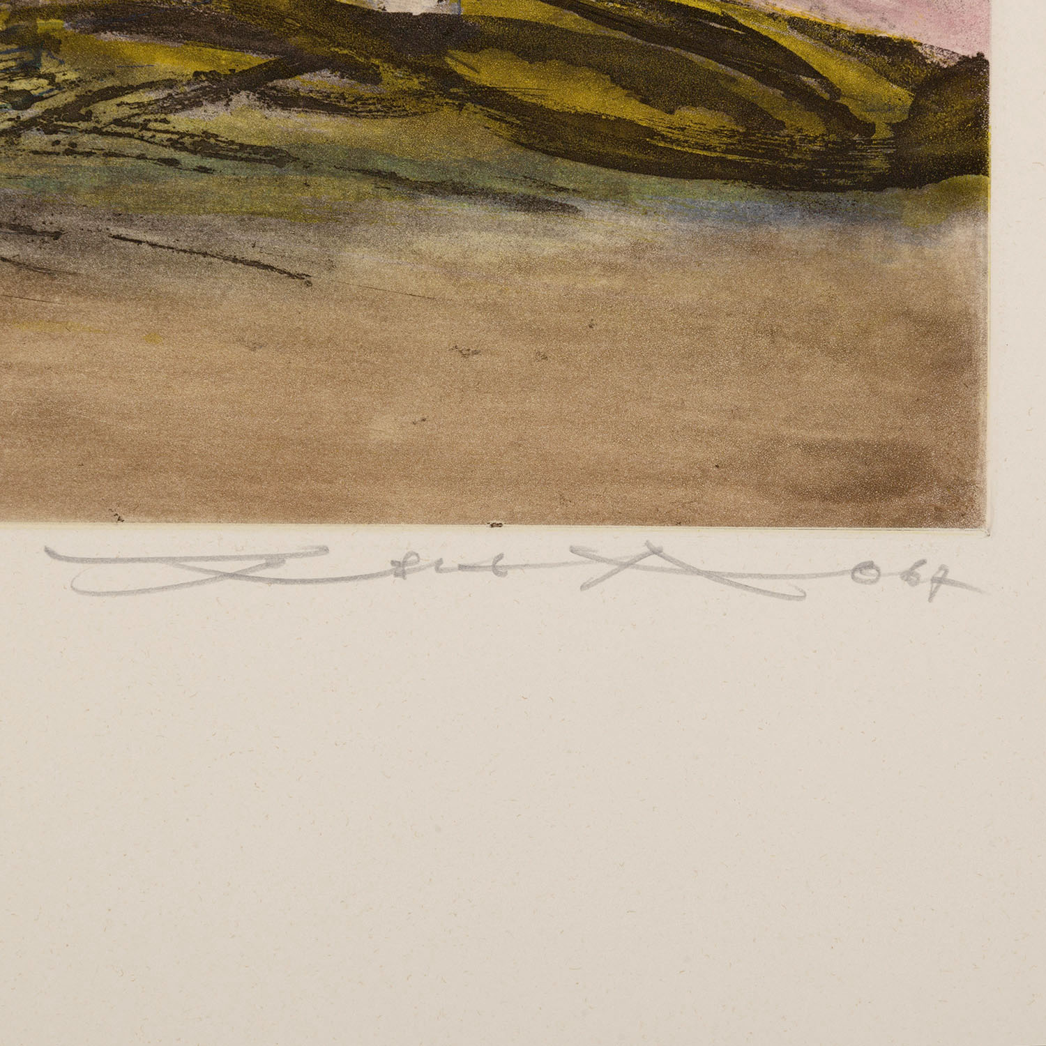 Zao Wou-Ki (1920-2013), Untitled - 1963 - Detail D4