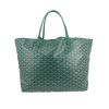 Shopping bag Goyard  Saint-Louis in tela Goyardine verde e pelle verde - 360 thumbnail