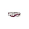 Anello Tiffany & Co  in platino, diamanti e rubini - 00pp thumbnail