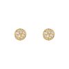 Paire de puces d'oreilles Cartier  en or jaune et diamants - 00pp thumbnail