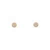 Paire de puces d'oreilles Cartier  en or jaune et diamants - 360 thumbnail