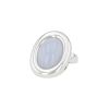 Half-articulated Poiray Indrani large model ring in white gold and chalcedony - 00pp thumbnail