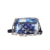 Louis Vuitton  Soft Trunk shoulder bag  in blue and white monogram canvas  and navy blue leather - 360 thumbnail