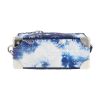 Louis Vuitton  Soft Trunk shoulder bag  in blue and white monogram canvas  and navy blue leather - Detail D1 thumbnail