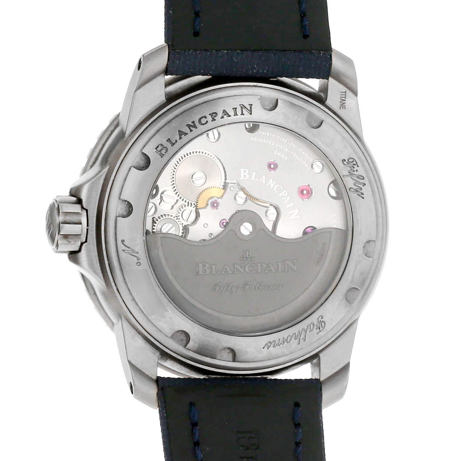 Orologio Blancpain Fifty Fathoms in titano Ref: Blancpain - 5015  Circa 2022 - Detail D3