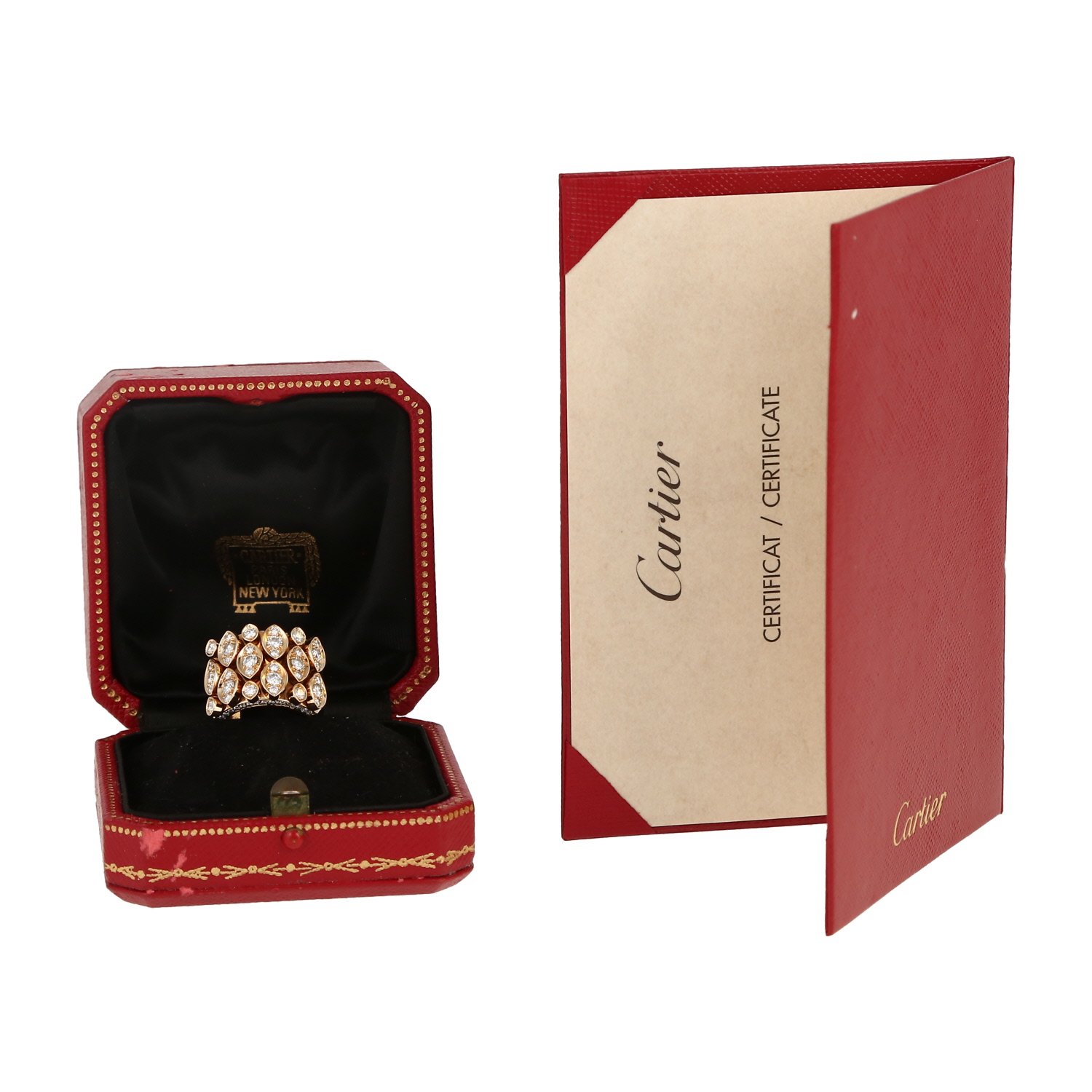 Anello Cartier Diadea in oro giallo e diamanti - Detail D2