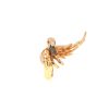 Boucheron Cypris, le Cygne ring in pink gold and diamonds - 360 thumbnail