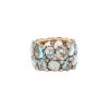 Pomellato Lulu ring in pink gold,  topaz and diamonds - 00pp thumbnail