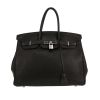 Borsa Hermès  Birkin 35 cm in pelle Evergrain nera - 360 thumbnail