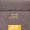 Bolso de mano Hermès  Birkin 35 cm en cuero togo gris - Detail D2 thumbnail