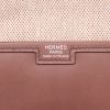 Hermès  Jige pouch  in brown box leather - Detail D2 thumbnail