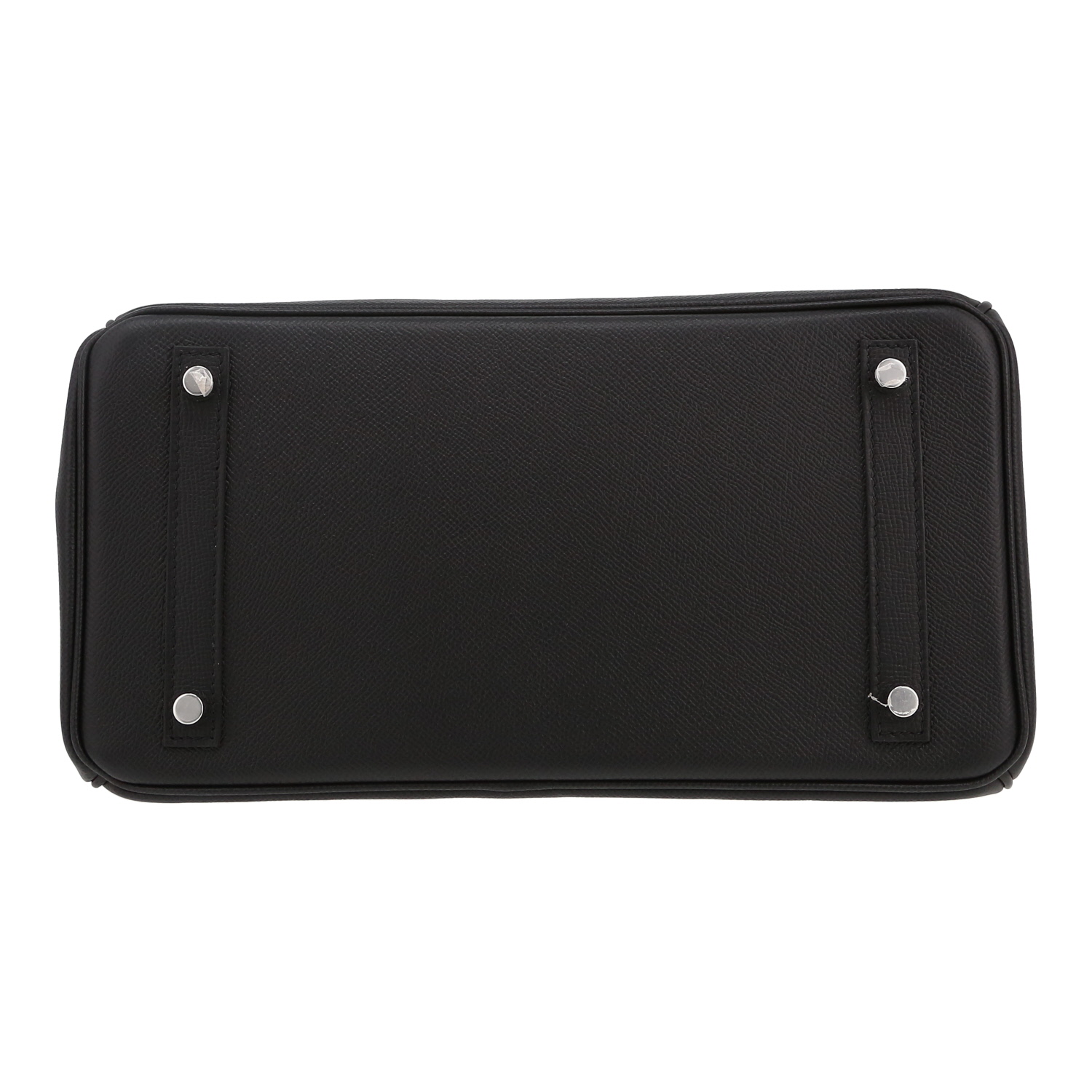 Borsa Hermès  Birkin 30 cm in pelle Epsom nera - Detail D1