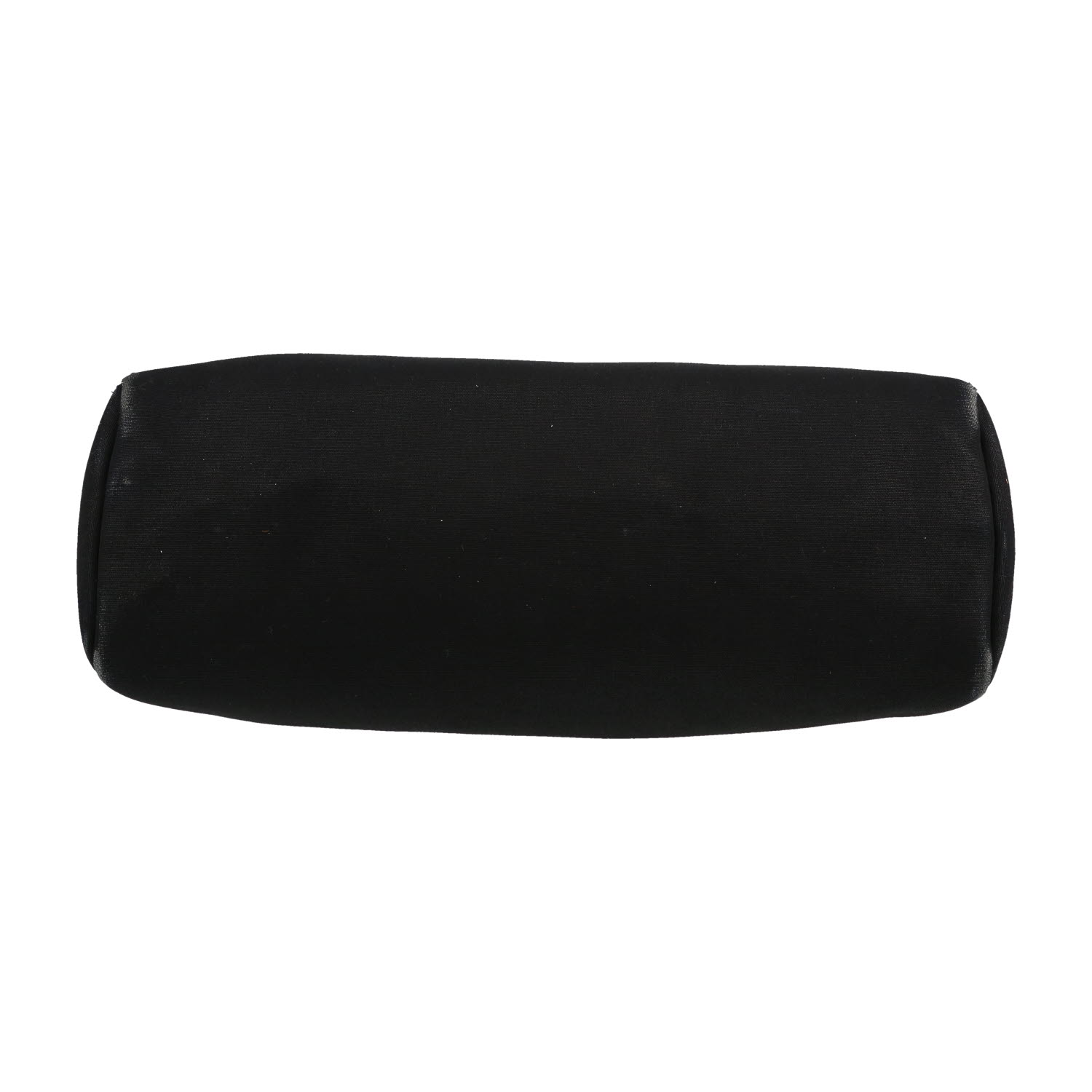 Hermès  Herbag bag worn on the shoulder or carried in the hand  in black canvas  and black leather - Detail D1