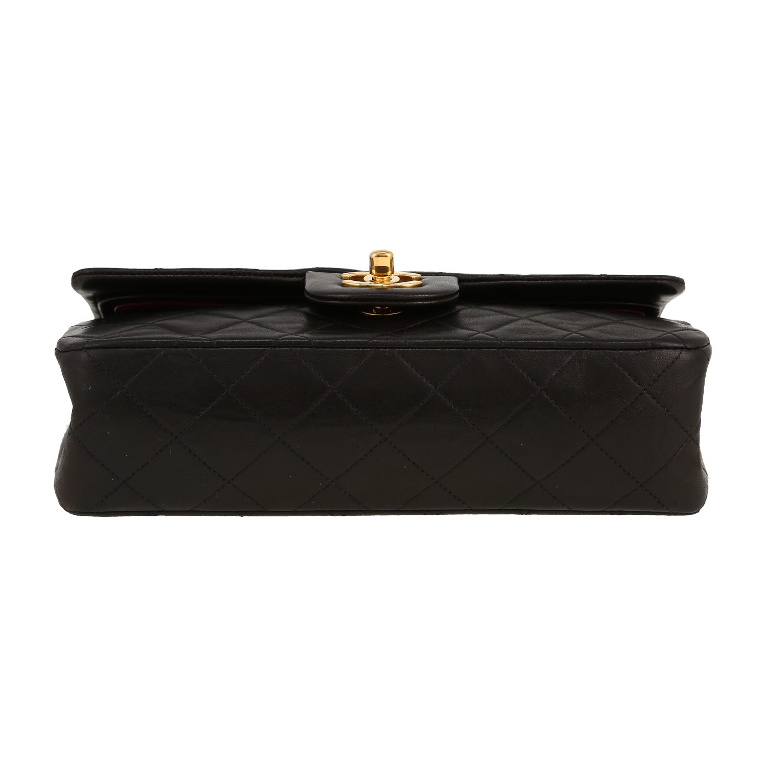 Borsa a tracolla Chanel  Timeless Petit in pelle trapuntata nera - Detail D1