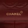 Chanel  Timeless Petit shoulder bag  in black quilted leather - Detail D2 thumbnail