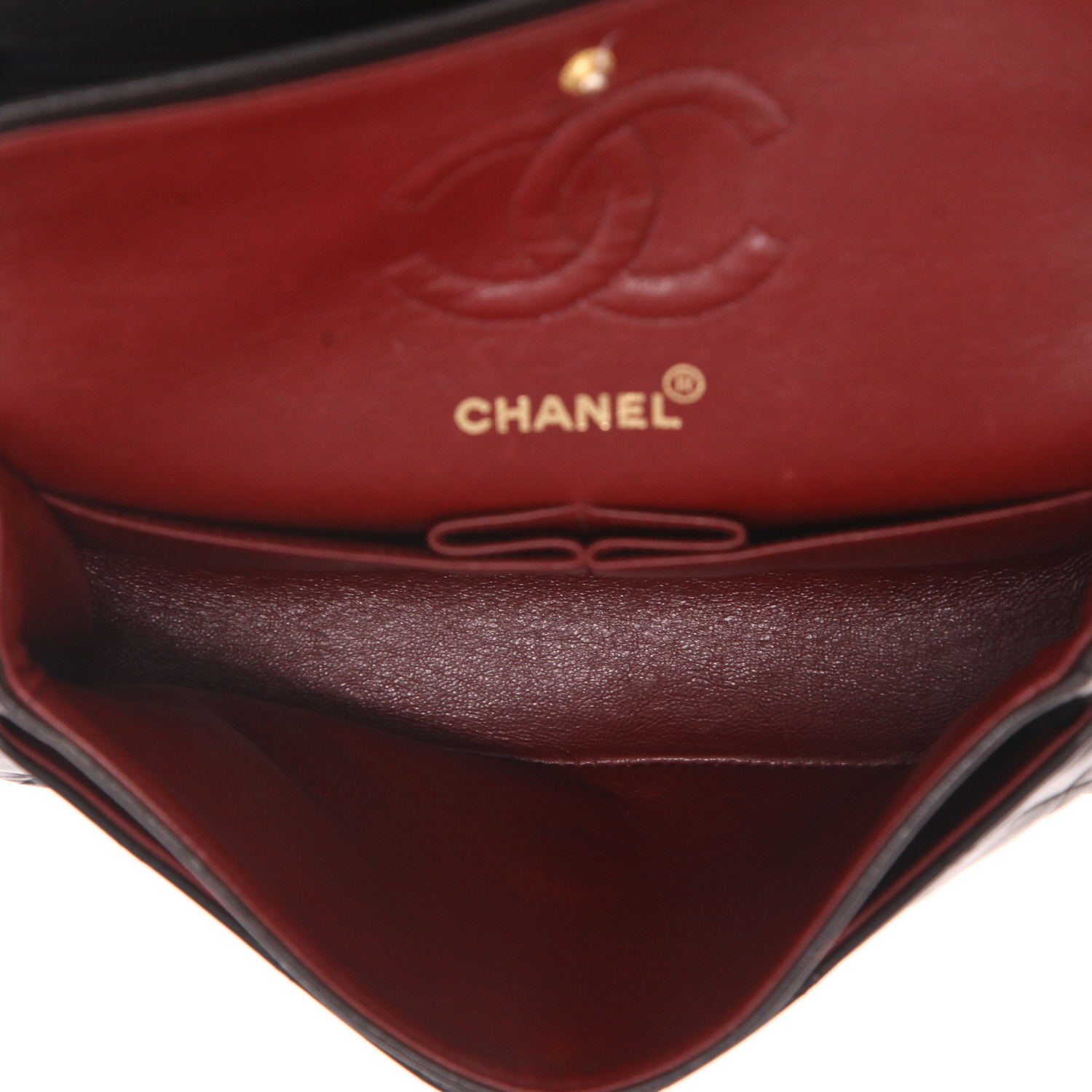 Borsa a tracolla Chanel  Timeless Petit in pelle trapuntata nera - Detail D3