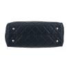 Chanel   handbag  in blue grained leather - Detail D1 thumbnail