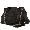 Gucci  Soho shopping bag  in black grained leather - 00pp thumbnail