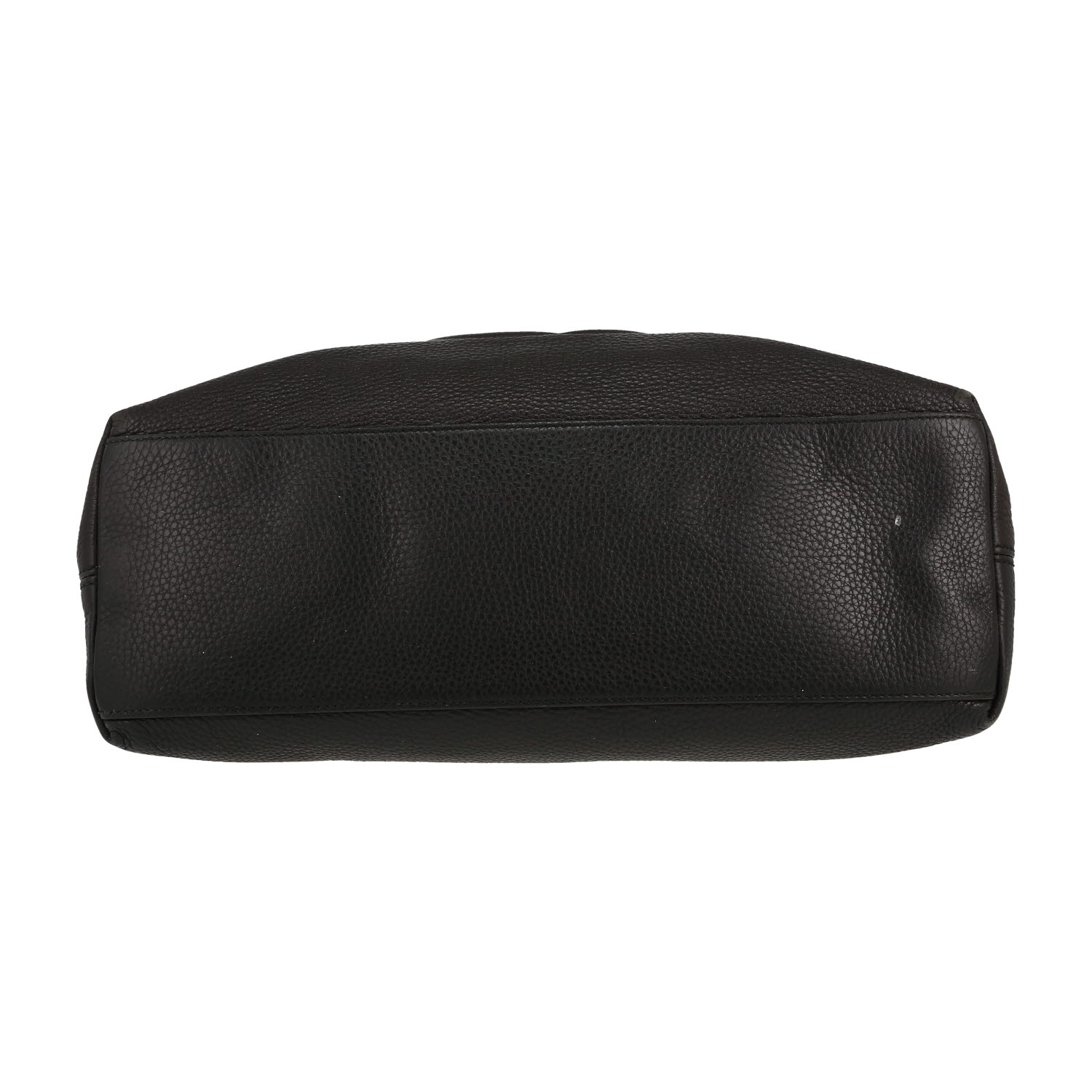 Sac cabas Gucci  Soho en cuir grainé noir - Detail D1