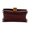 Borsa a tracolla Celine  Classic Box Mini in pelle box bordeaux - Detail D1 thumbnail