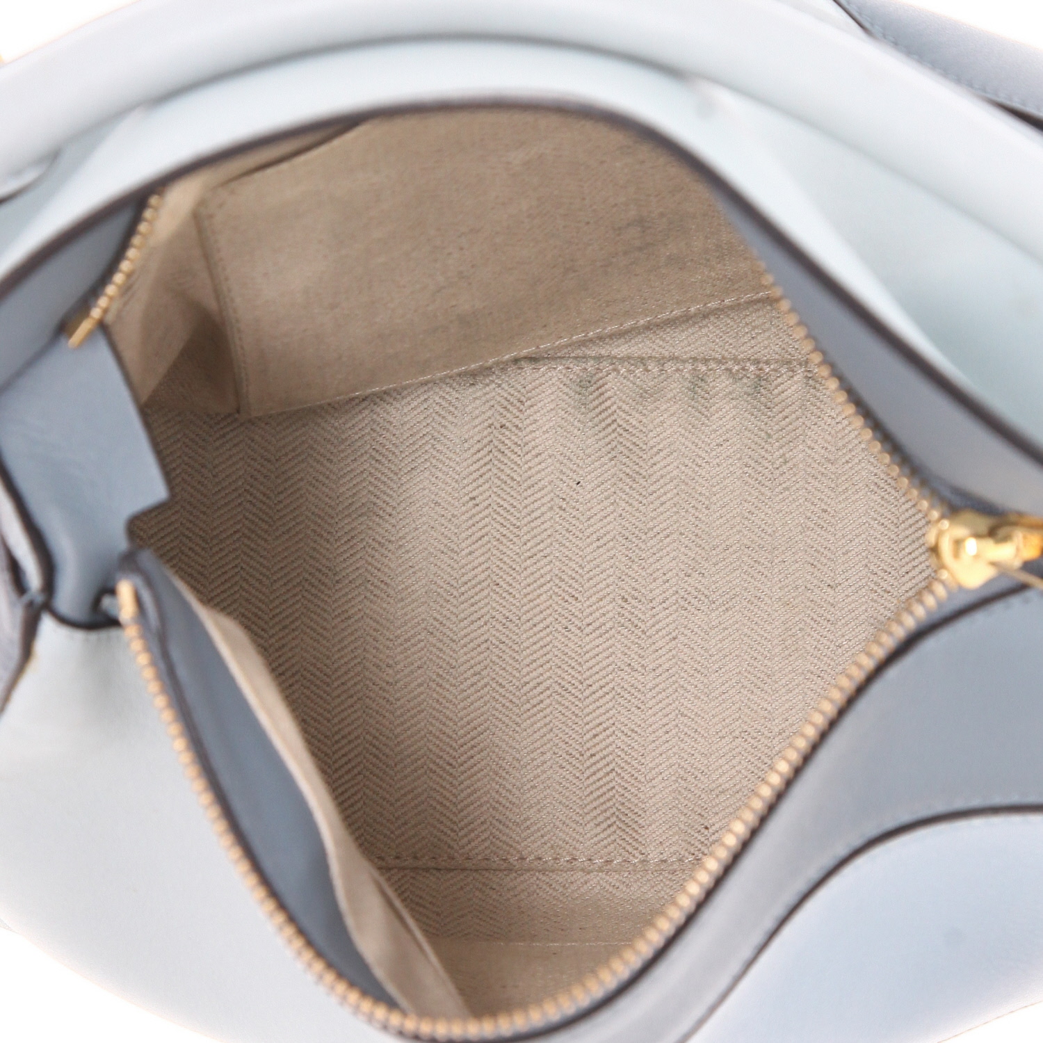 Loewe  Puzzle  small model  shoulder bag  in blue leather - Detail D3