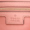 Bolso bandolera Gucci  Jackie en lona denim azul y cuero rosa - Detail D2 thumbnail