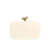 Bottega Veneta  Knot pouch  in white braided leather - 360 thumbnail