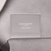 Sac cabas Saint Laurent  Shopping en cuir gris - Detail D2 thumbnail