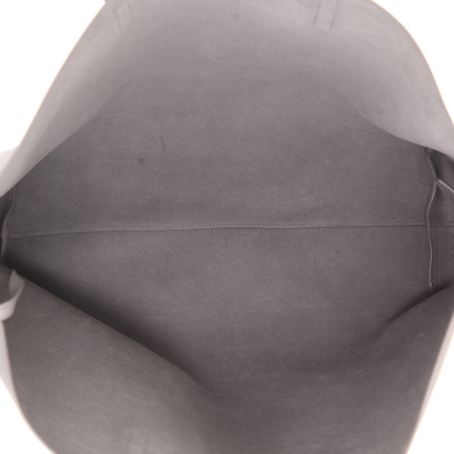 Bolso Cabás Saint Laurent  Shopping en cuero gris - Detail D3