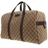 Borsa Gucci  Boston in tela monogram marrone e pelle marrone - 00pp thumbnail