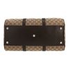 Borsa Gucci  Boston in tela monogram marrone e pelle marrone - Detail D1 thumbnail