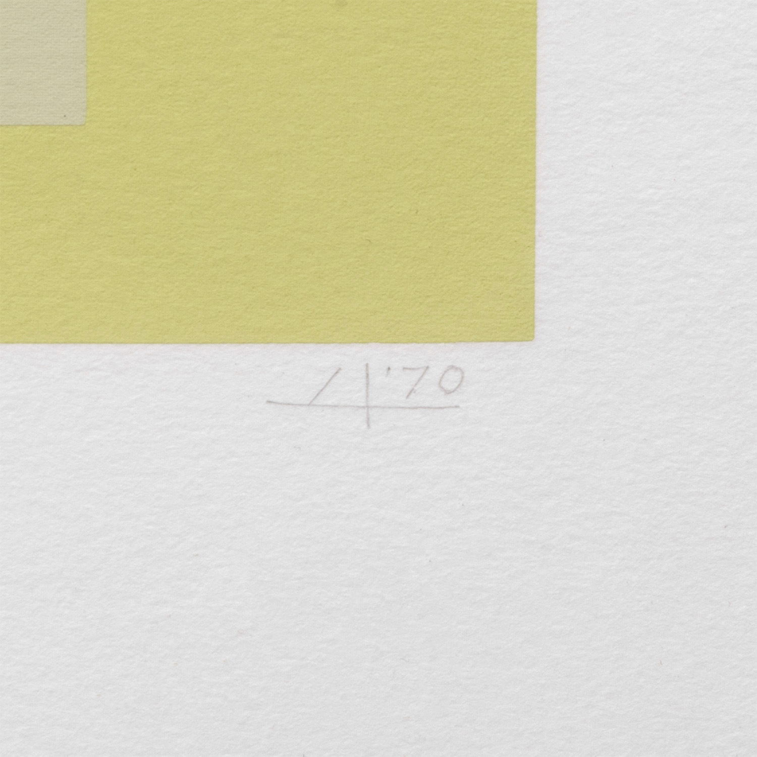 Josef Albers (1888-1976), I-S e - 1970 - Detail D3