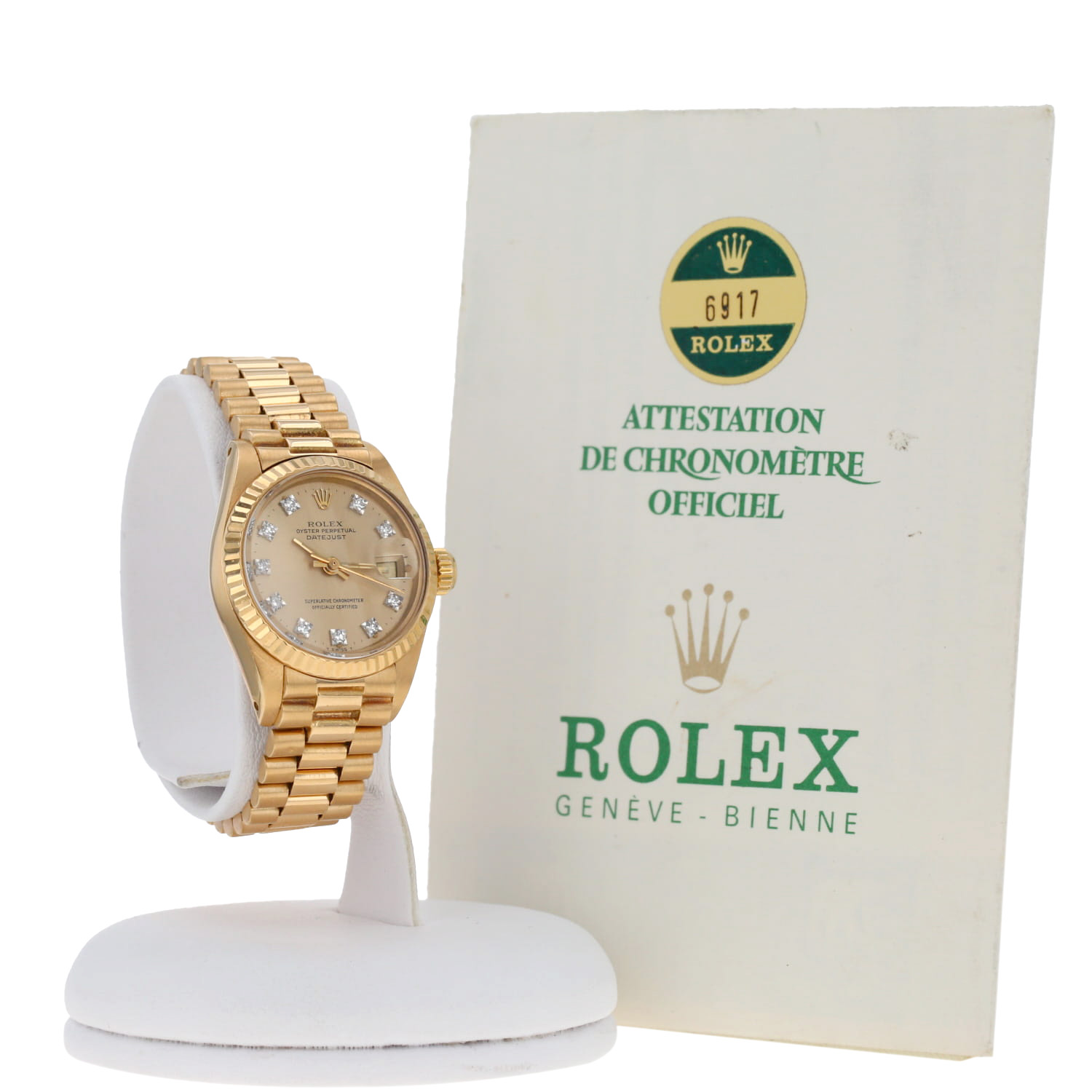 Orologio Rolex Datejust Lady in oro giallo Ref: Rolex - 6917  Circa 1978 - Detail D2