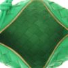 Borsa Bottega Veneta  Loop modello piccolo  in pelle intrecciata verde - Detail D3 thumbnail