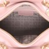 Dior  Lady Dior medium model  handbag  in pink leather cannage - Detail D3 thumbnail