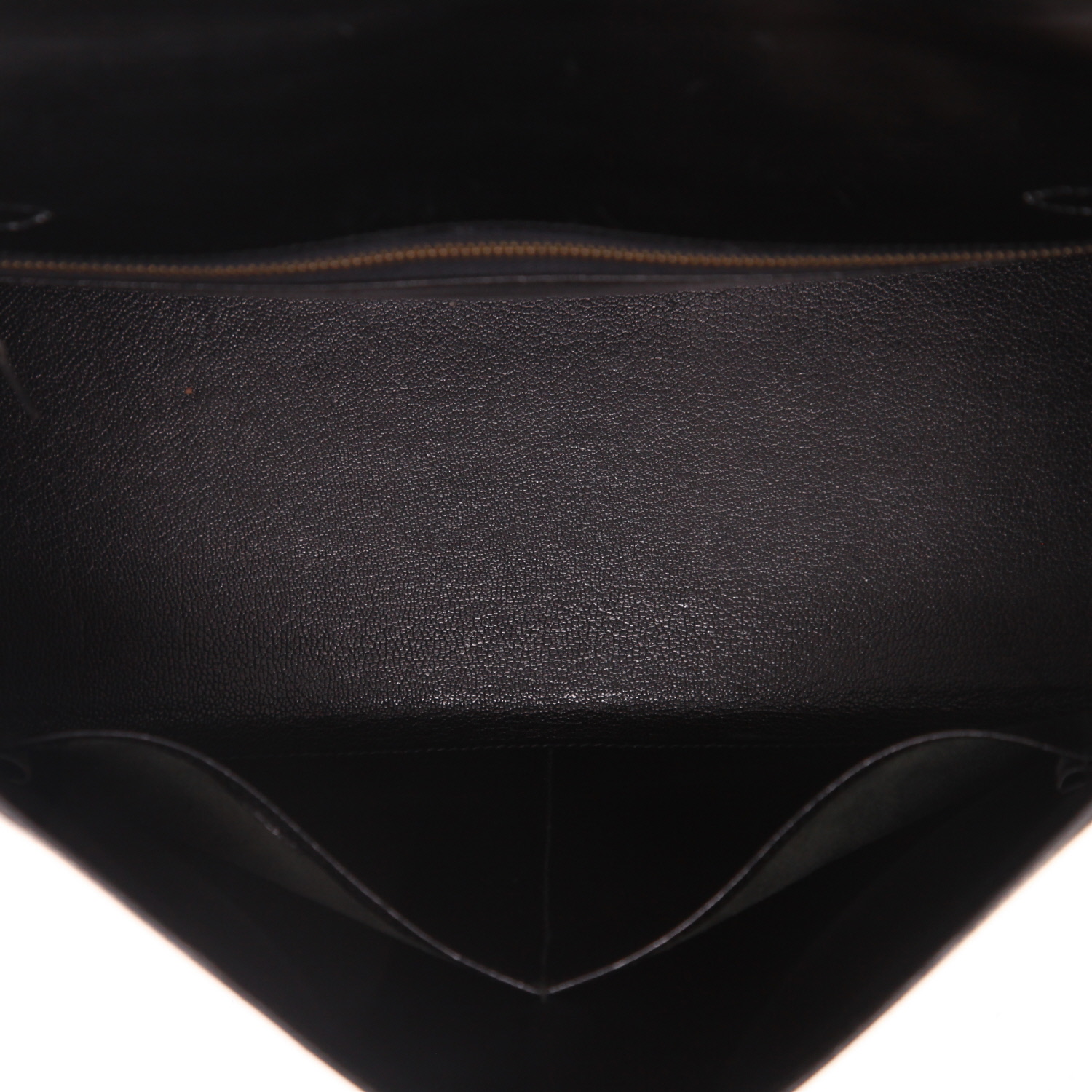 Sac à main Hermès  Kelly 32 cm en cuir box noir - Detail D3