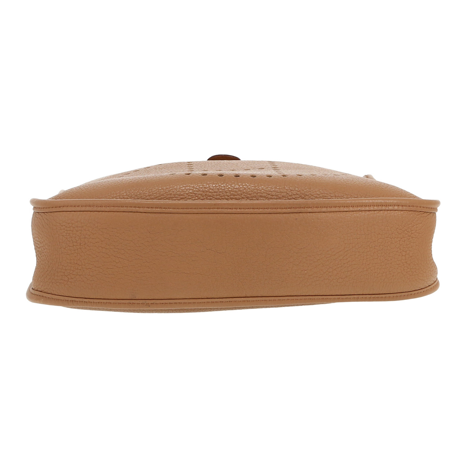 Hermès  Evelyne shoulder bag  in brown togo leather - Detail D1