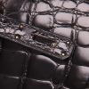 Bolso de mano Hermès  Kelly 28 cm en aligátor negro - Detail D4 thumbnail