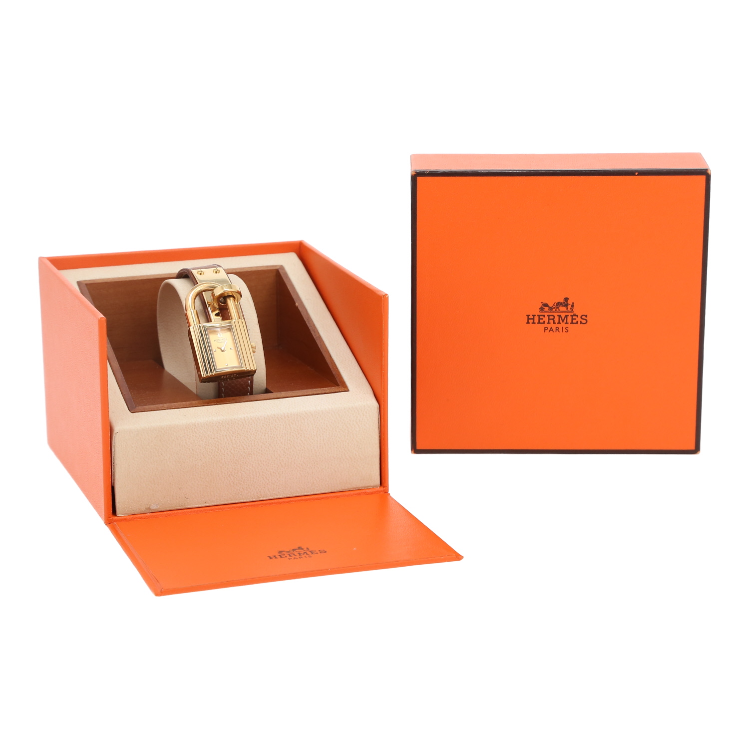 Montre Hermès Montre Kelly en plaqué or Vers 1990 - Detail D2