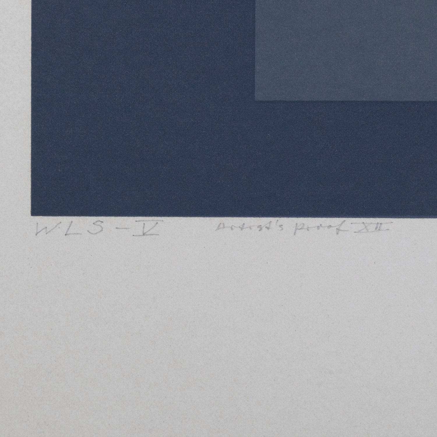 Josef Albers (1888-1976), WLS V, from White Line Squares (Series I) - 1966 - Detail D2
