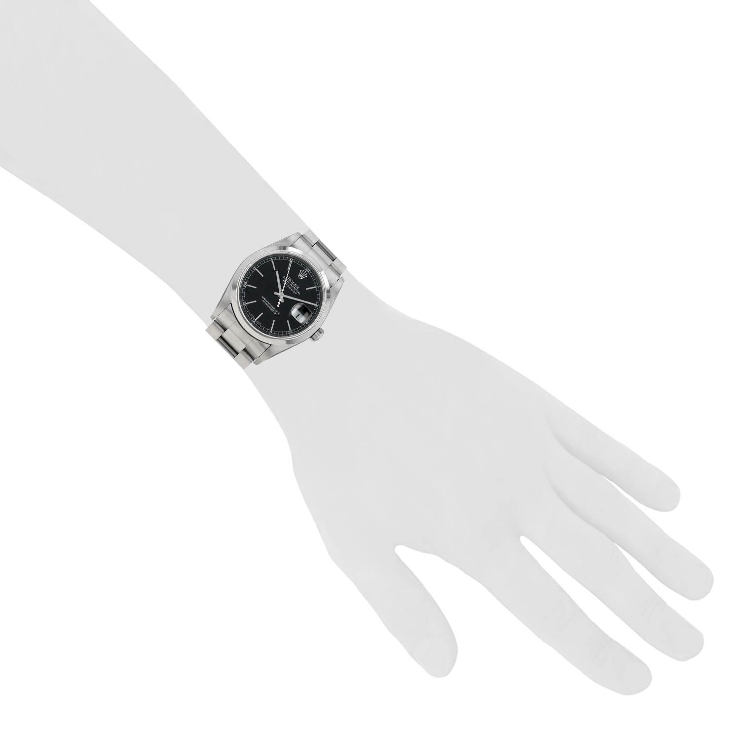 Rolex Datejust  in stainless steel Ref: Rolex - 16200  Circa 2005 - Detail D1
