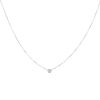 Cartier Cartier d'Amour small model necklace in white gold and diamond - 00pp thumbnail