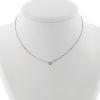 Cartier Cartier d'Amour small model necklace in white gold and diamond - 360 thumbnail