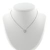 Collier Cartier Coeur et Symbole en or blanc et diamants - 360 thumbnail