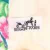 Hermès   shopping bag  in green canvas - Detail D2 thumbnail